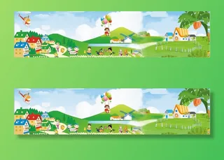 六一儿童节素材背景墙