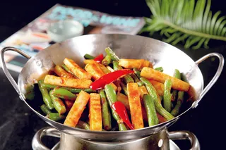 干锅美食焖锅湘菜麻辣香辣纸锅干锅素菜王