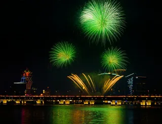 澳门国际烟花节的烟花图片-第8张