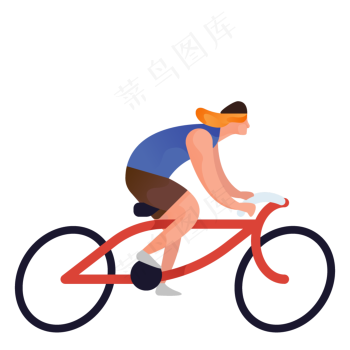 踦车人物免抠图