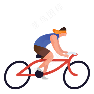 踦车人物免抠图