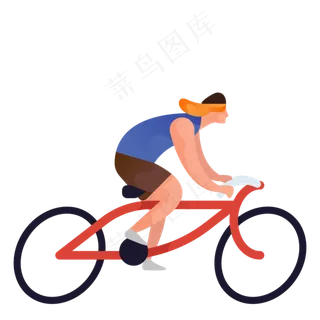 踦车人物免抠图