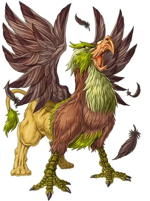 格里芬 PNG免抠(480x640)