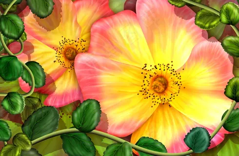 花与藤图片 花与藤图片