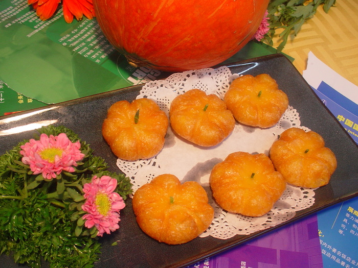 香煎南瓜饼