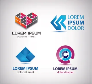 标识标志公司字母企业商标品牌LOGO设计素材矢量模板