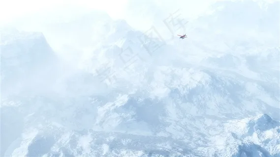 飞过雪山的飞机高清素材图片 飞过雪山的飞机高清素材图片