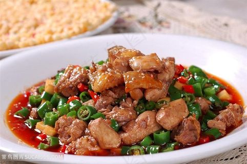 姜香嫩凤脯中华美食摄影图 姜香嫩凤脯中华美食摄影图