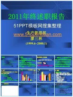 生产管理部年终述职报告ppt模板