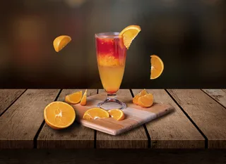 美味夏天清凉果汁饮品摄影照片 