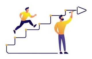 扁平化人物场景办公互联网等距ai矢量设计网页海报UI素材插画