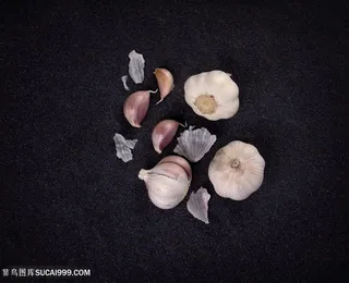 大蒜食材原料高清图