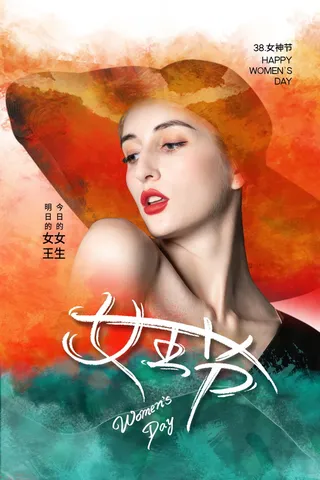 三八妇女节女神节海报38