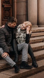 情侣户外写真图片