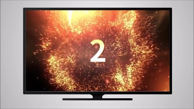 倒计时, 计时器, 开始, 时间, 电视, 屏幕, 监视器