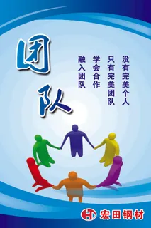 团队企业文化写真展板