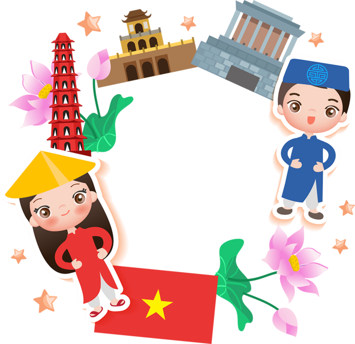 男孩女孩卡通莲花少儿兴趣班