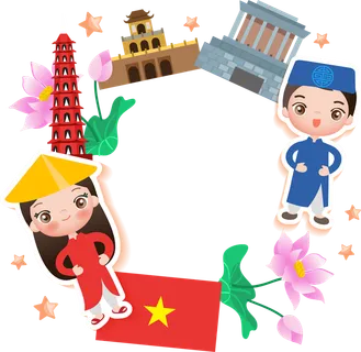 男孩女孩卡通莲花少儿兴趣班