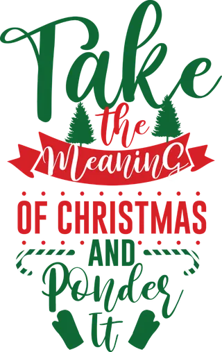 圣诞节字体平安夜主题字体设计