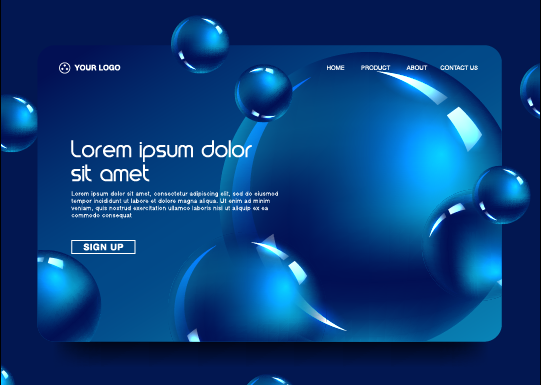 网页设计网页卡片素材