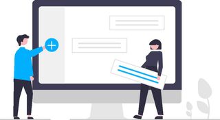 2.5d电脑任务插画小图标素材