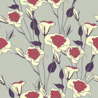 花卉唯美手绘花朵面料纹理手机壳布料面料印花服装矢量图案素材