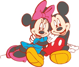 米奇和米妮一起