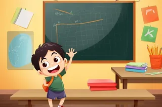 课室清新学习儿童背景