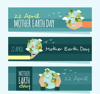 创意手捧地球节日世界地球日