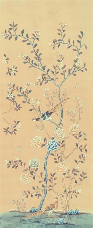 古风花鸟图复古 古风花鸟图复古