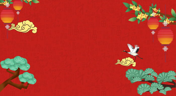 2022背景 新年 春节 海报(5197x2835)psd模版下载