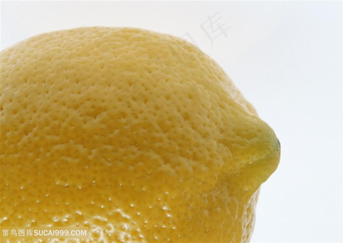 柠檬顶部高清特写