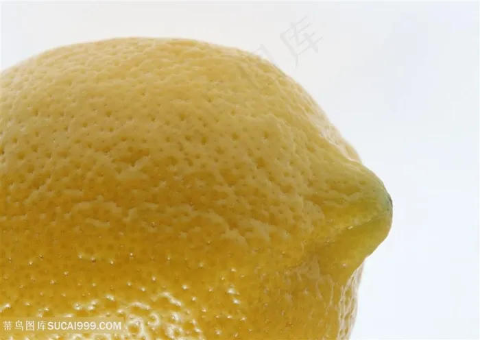 柠檬顶部高清特写