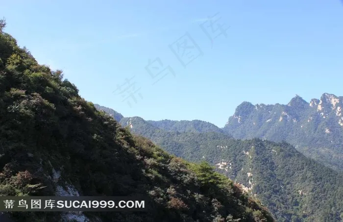 美丽的西安翠华山美景