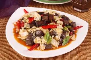 0911CC-429泡菜炒羊血