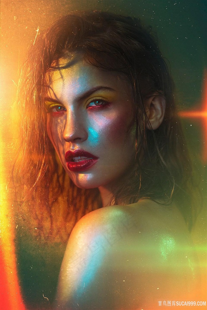 化妆品模特美容