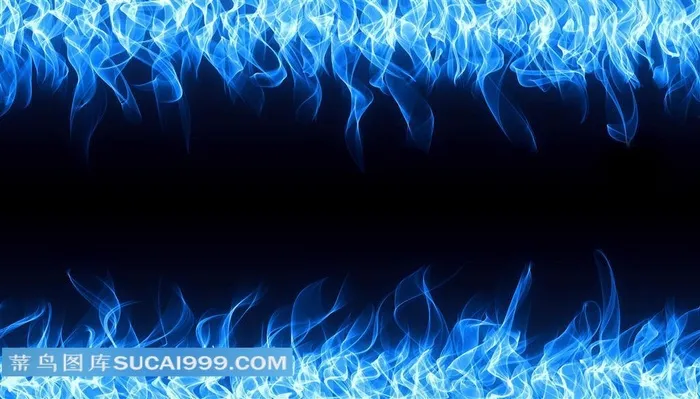 蓝色火焰高清图片