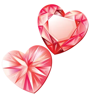 卡通粉色爱心素材