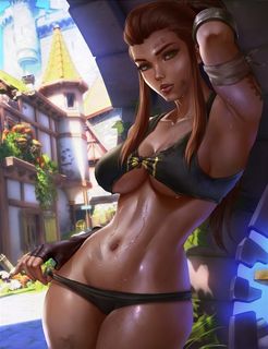 欧美性感泳装美女动漫卡通图片