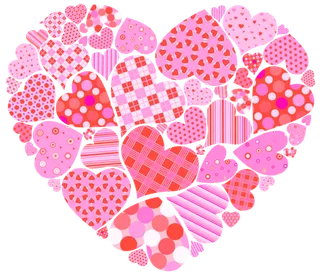 情人节心形艺术字