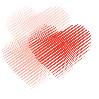 简约情人节爱心免扣素材