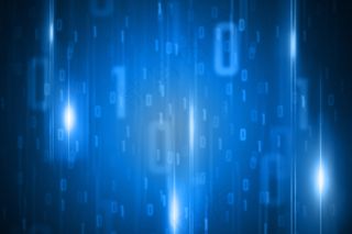 蓝色信息数码高科技创意背景