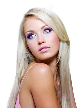 高清飘发美女图片下载