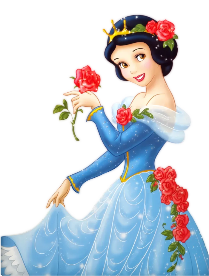 卡通人物迪士尼公主系列免抠贴图白雪公主睡美人灰姑娘PNG素材