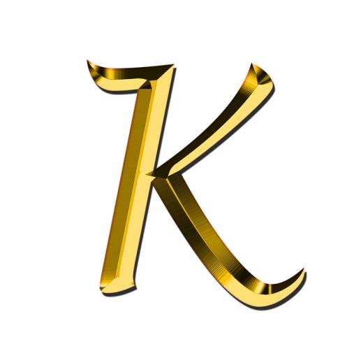 字母K PNG免抠(714x720)