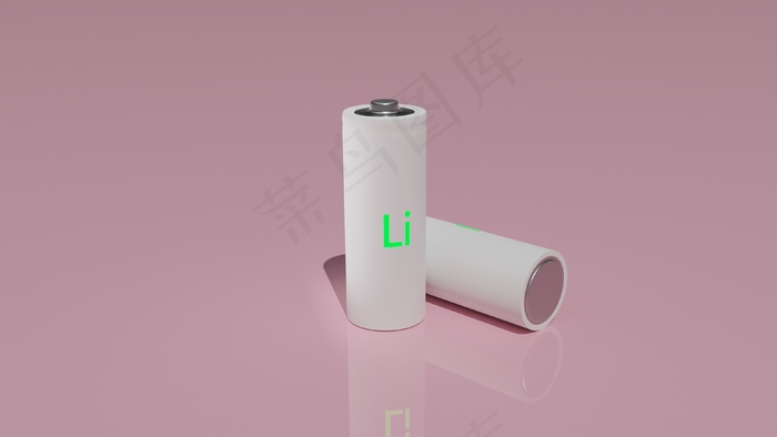 白色电池图片