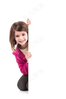 拿着白板的女孩 拿着白板的女孩