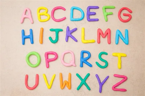 幼儿卡通字母设计模板