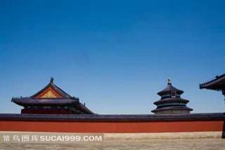 北京天坛祈年殿古典建筑