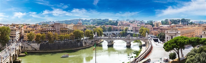 欧洲城市建筑高清风景画